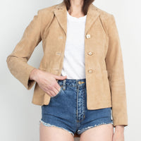 Tan Suede Jacket XS
