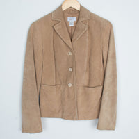 Tan Suede Jacket XS