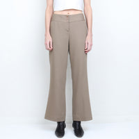 Tan 100% Wool Trouser S