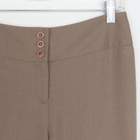 Tan 100% Wool Trouser S