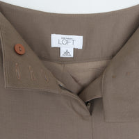 Tan 100% Wool Trouser S
