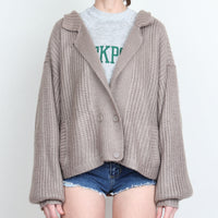Taupe Cardigan XL