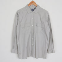 90s Oversize Taupe Shirt