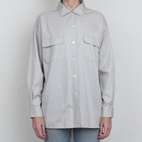 90s Oversize Taupe Shirt