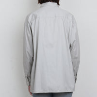 90s Oversize Taupe Shirt