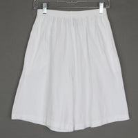 White Cotton Jersey Shorts