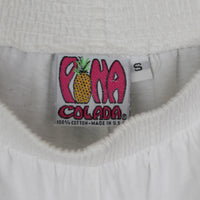 White Cotton Jersey Shorts