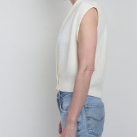 Cream Knit Vest