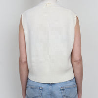 Cream Knit Vest