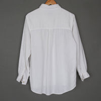 White 100% Linen Shirt