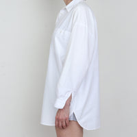 White Cotton Oversize Shirt