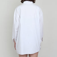 White Cotton Oversize Shirt