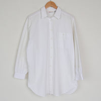 White Cotton Oversize Shirt