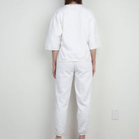 White Vintage Sweatsuit