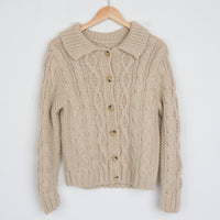 Aran Wool Cardigan S/M