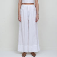 100% Linen Wide Leg Pants
