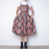 80s Floral Sundress