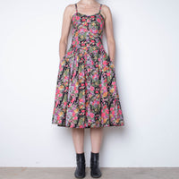 80s Floral Sundress