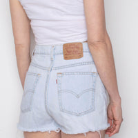 Bleached Levis Denim Shorts (S/M)