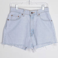 Bleached Levis Denim Shorts (S/M)