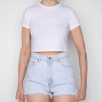 Bleached Levis Denim Shorts (S/M)