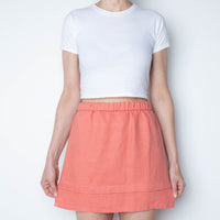 Rose Linen Skirt
