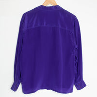 Double Breasted Silk Blouse