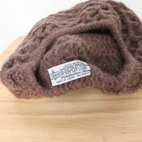 70s Taupe Knit Beret