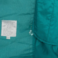 80s Teal Trench Coat