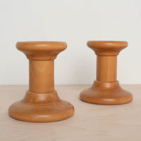 Italian Wooden Candlesticks