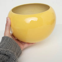 Yellow Ceramic Planter