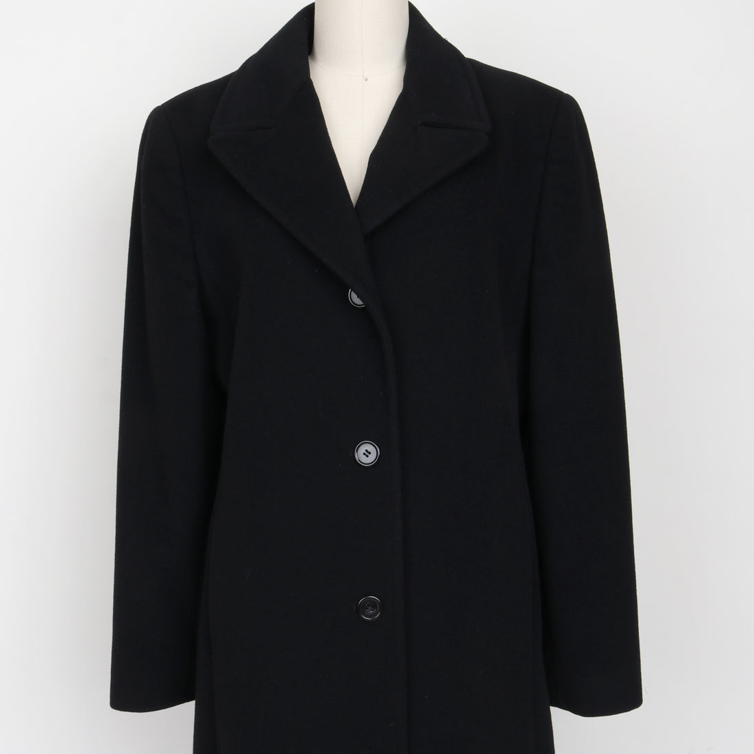 Wool / Cashmere Long Overcoat