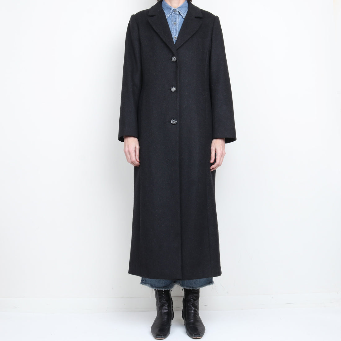 100% Wool Duster Maxi Coat