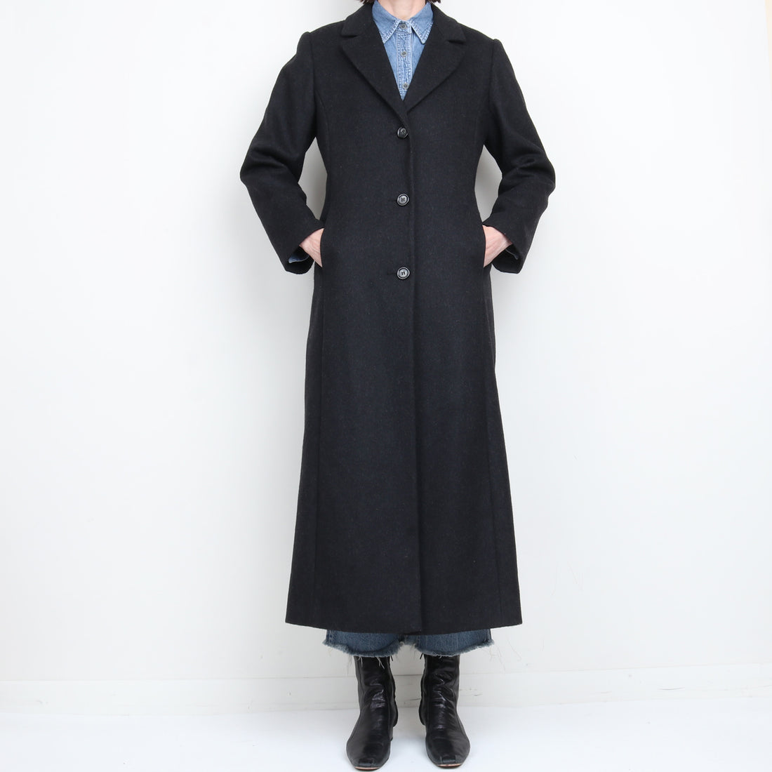100% Wool Duster Maxi Coat
