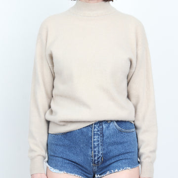 Almond Cashmere Sweater