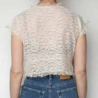 Antique Lace Crop Top