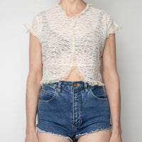 Antique Lace Crop Top