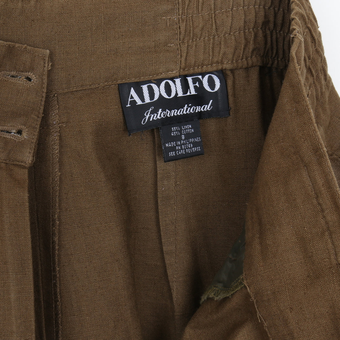 Linen / Cotton Pleated Trouser