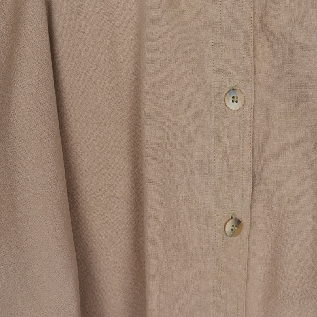 Tan Cotton Maxi Skirt