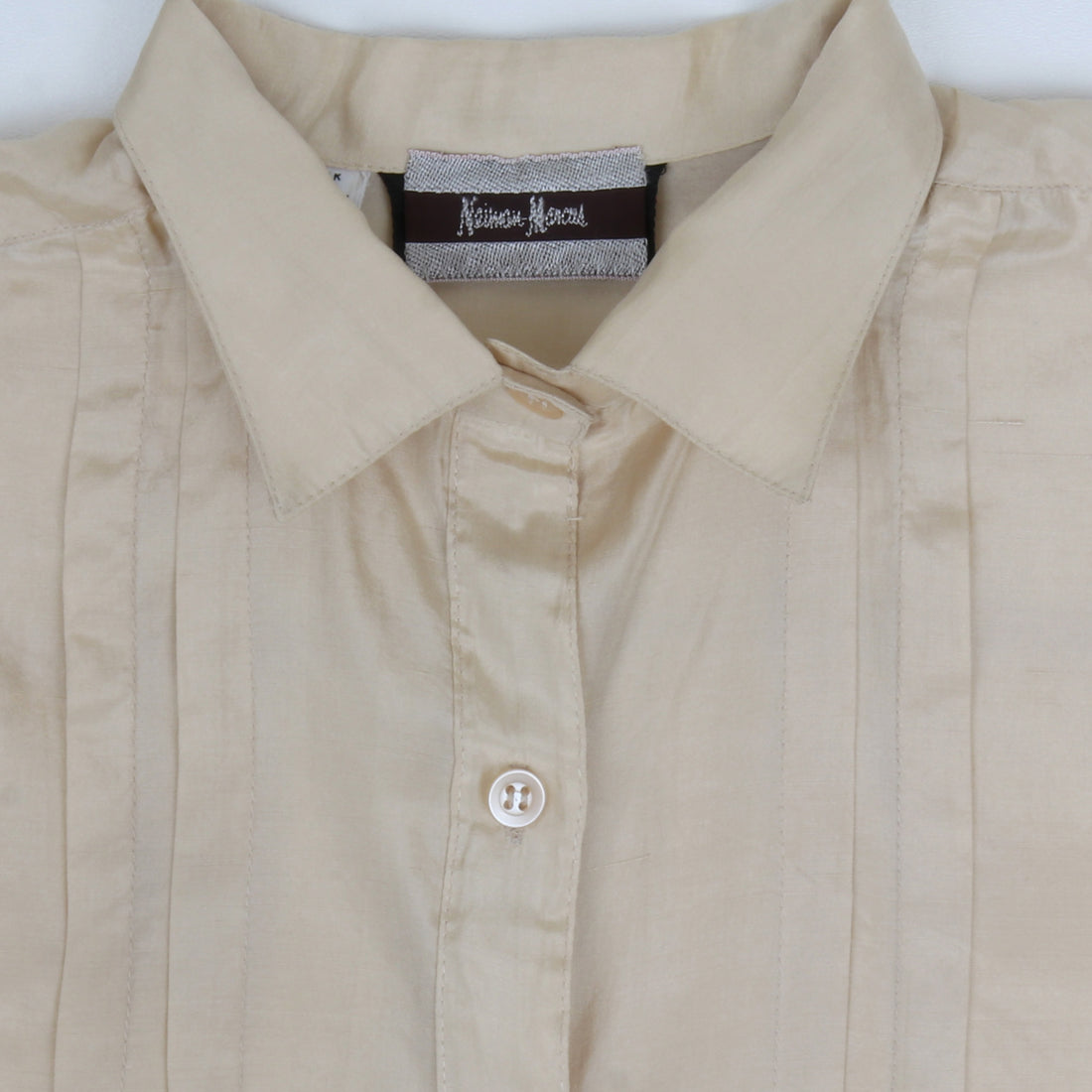 Nude Silk Blouse