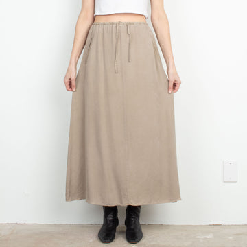 90s Silk Maxi Skirt