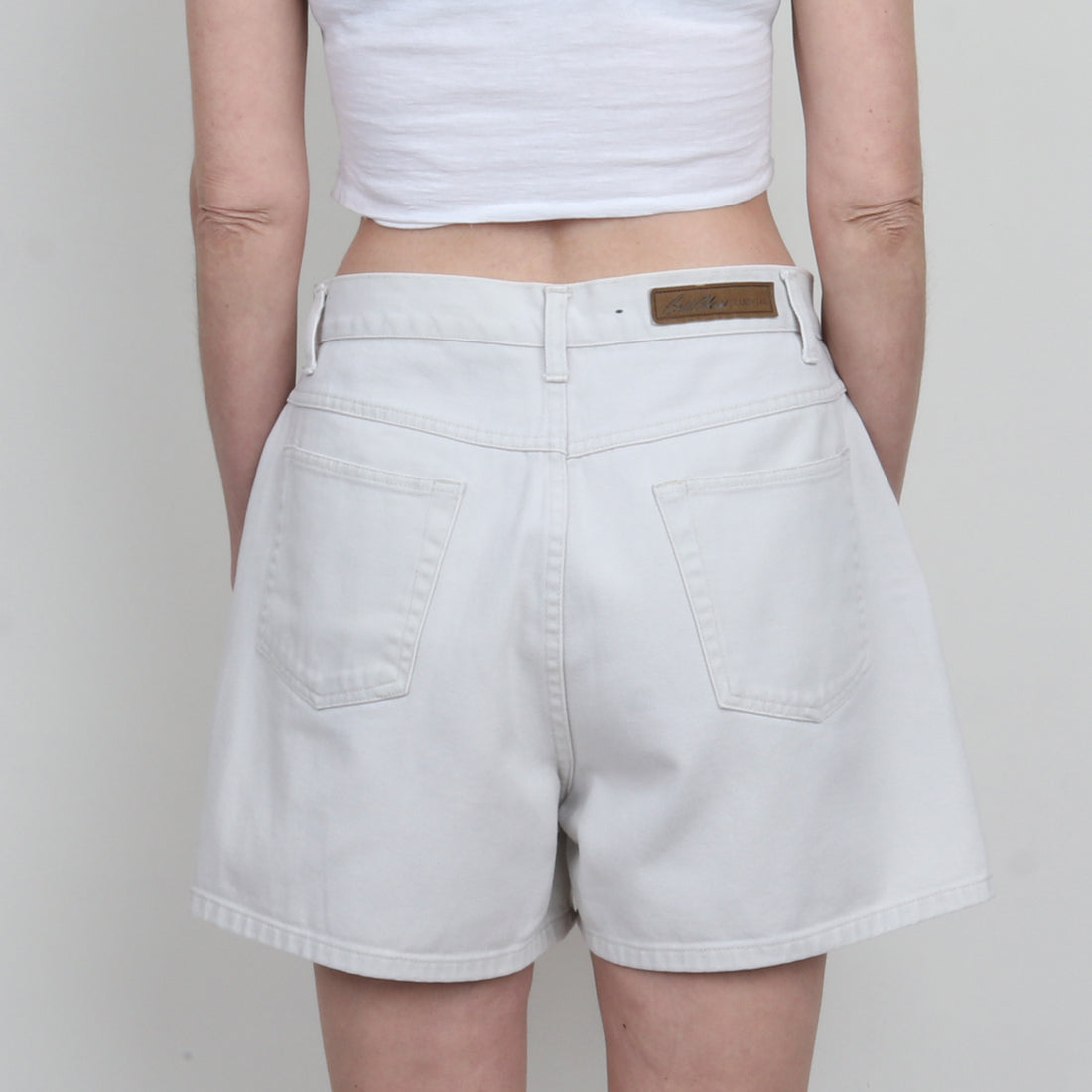 Bill Blass Stone Denim Shorts
