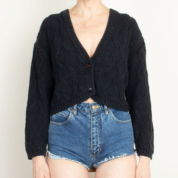 Ramie/Cotton Crop Cardigan