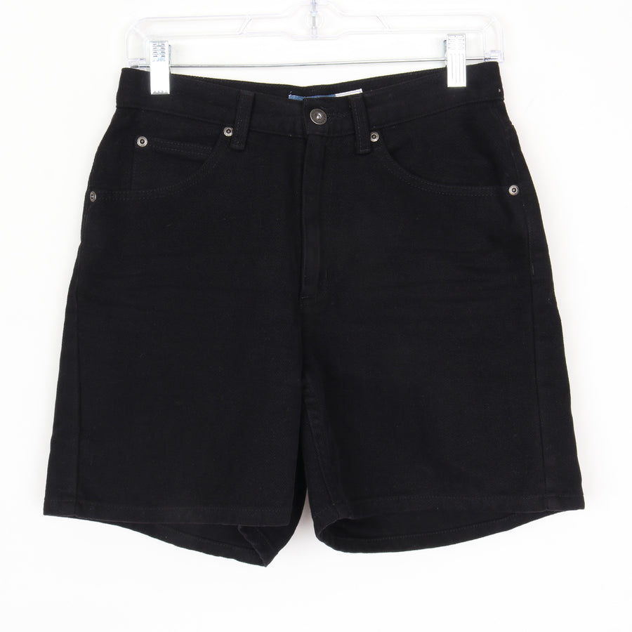Black Denim Shorts