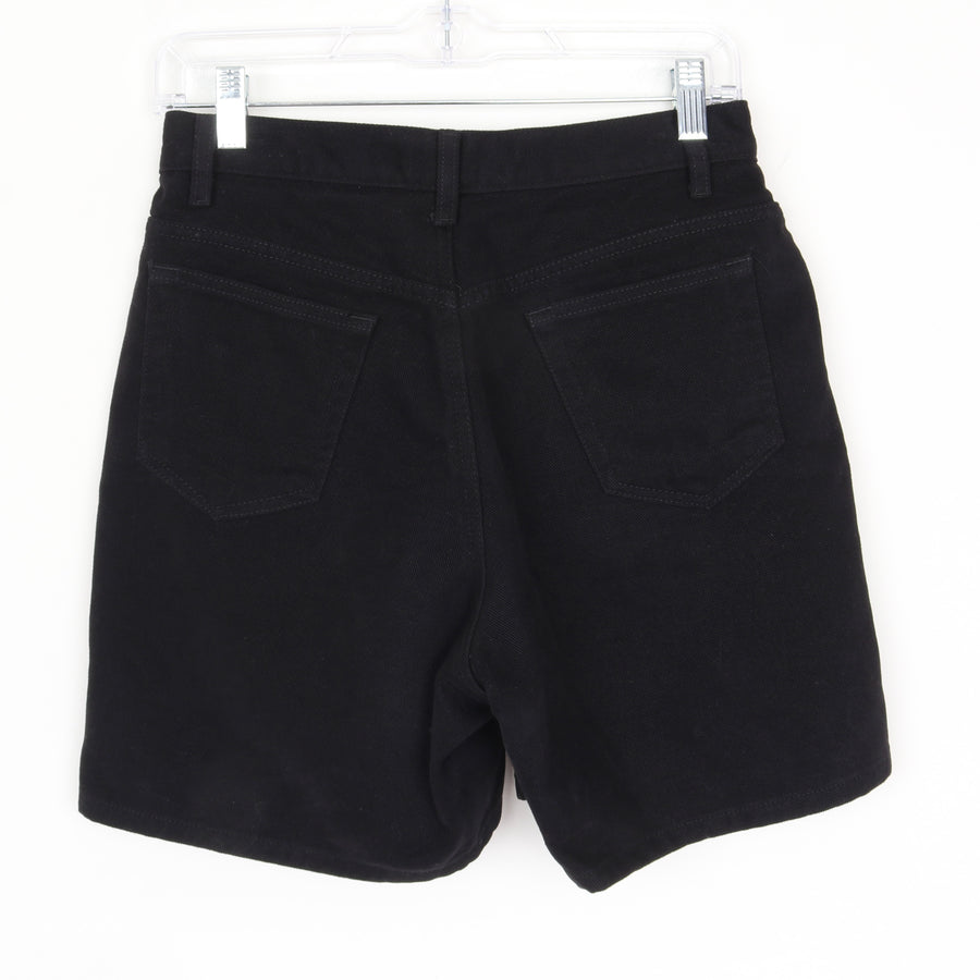Black Denim Shorts