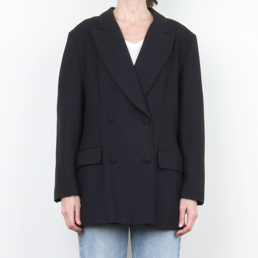 Black Wool Blazer