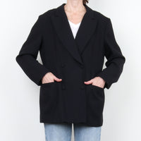 Black Wool Blazer