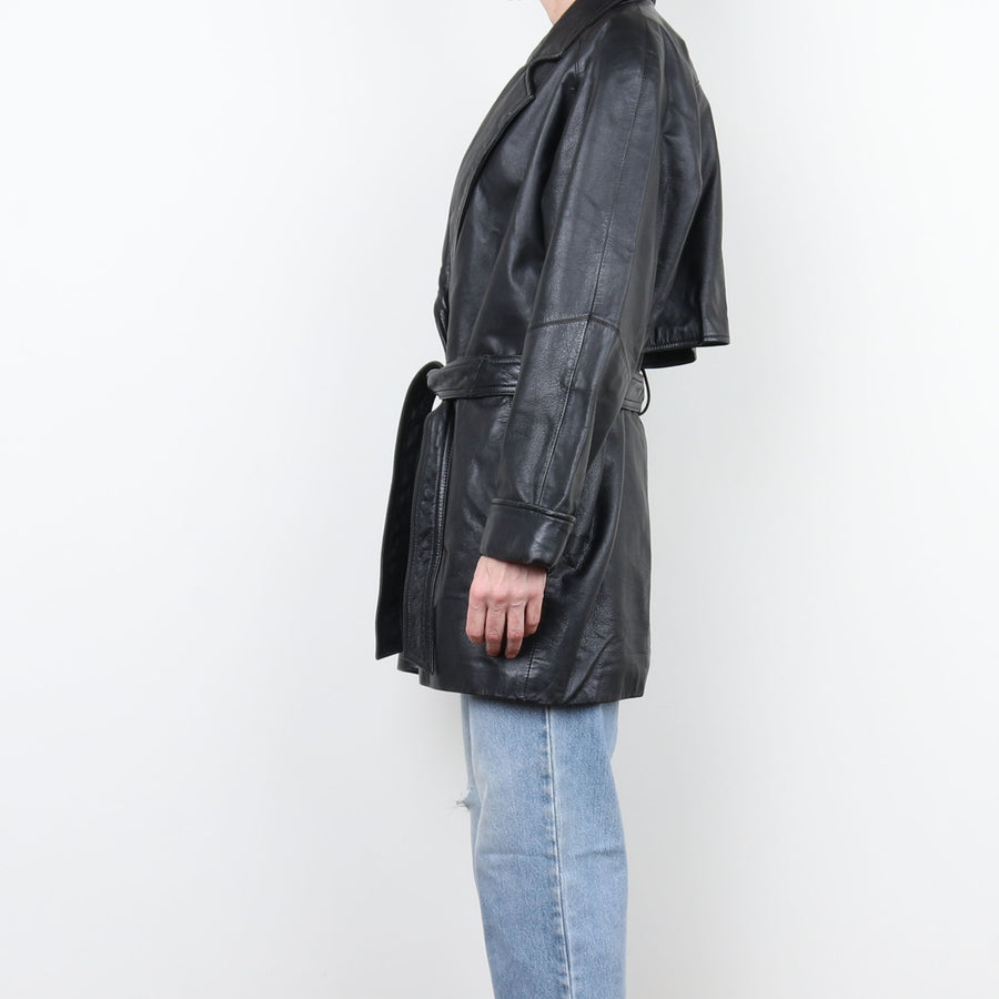 Leather Trench Coat