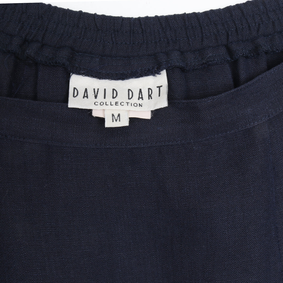 Navy Linen Maxi Skirt