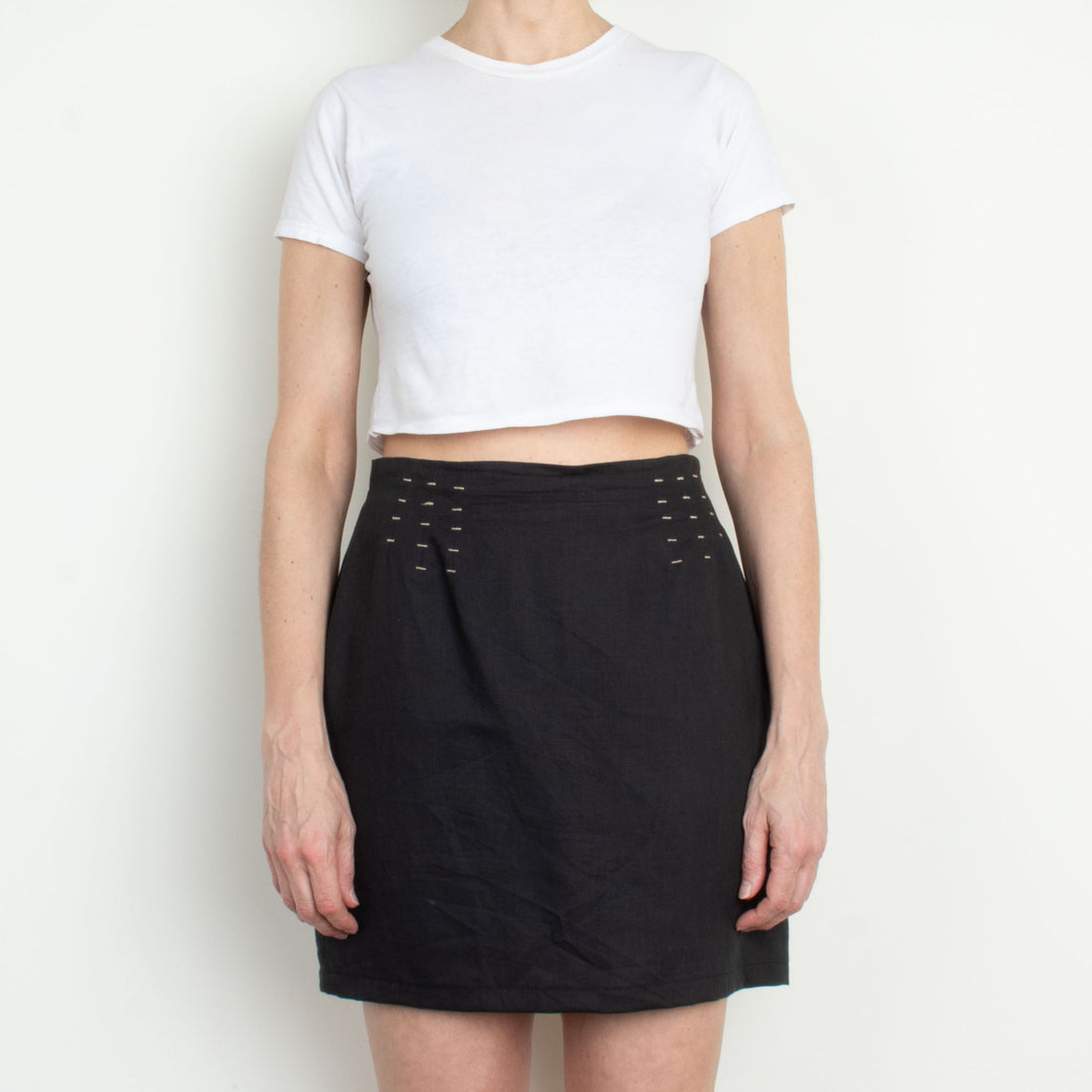 Linen / Cotton Mini Skirt